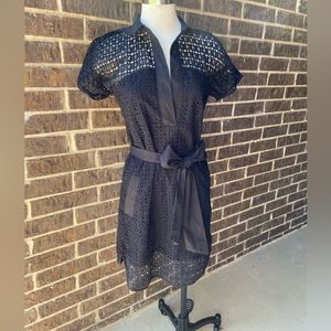 Banana Republic size 4 black eyelet dress.  Adorable